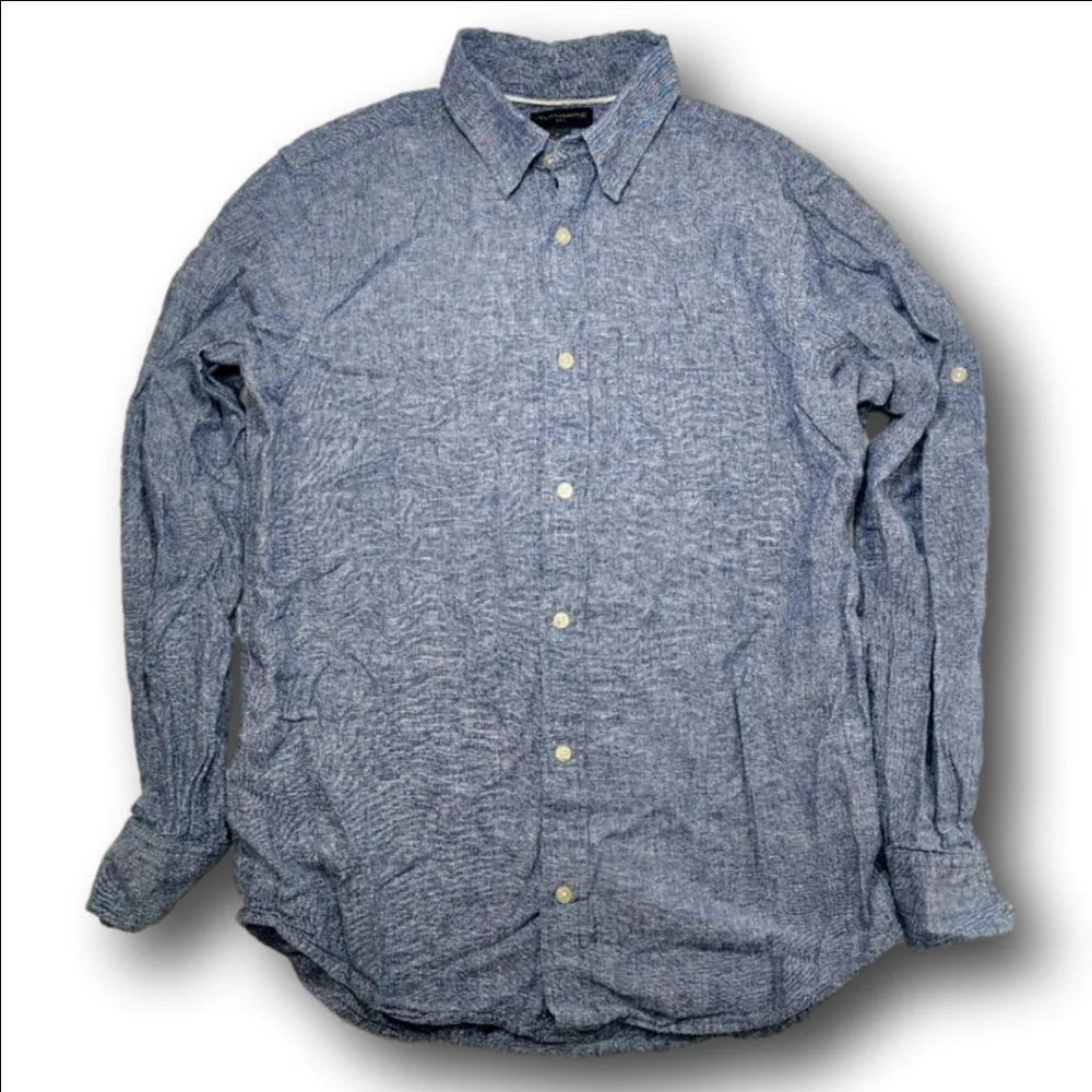 Men's Banana Republic Blue Casual Button Down Shirt M